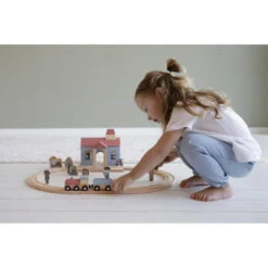 Little Dutch Railway Train Extension - Station -Little Dutch Shop 0010387 little dutch railway train extension station pure 3 1000