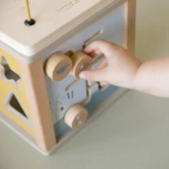 Little Dutch Activity Cube - Little Goose -Little Dutch Shop 0011863 little dutch wooden activity cube little goose little goose 2 1000