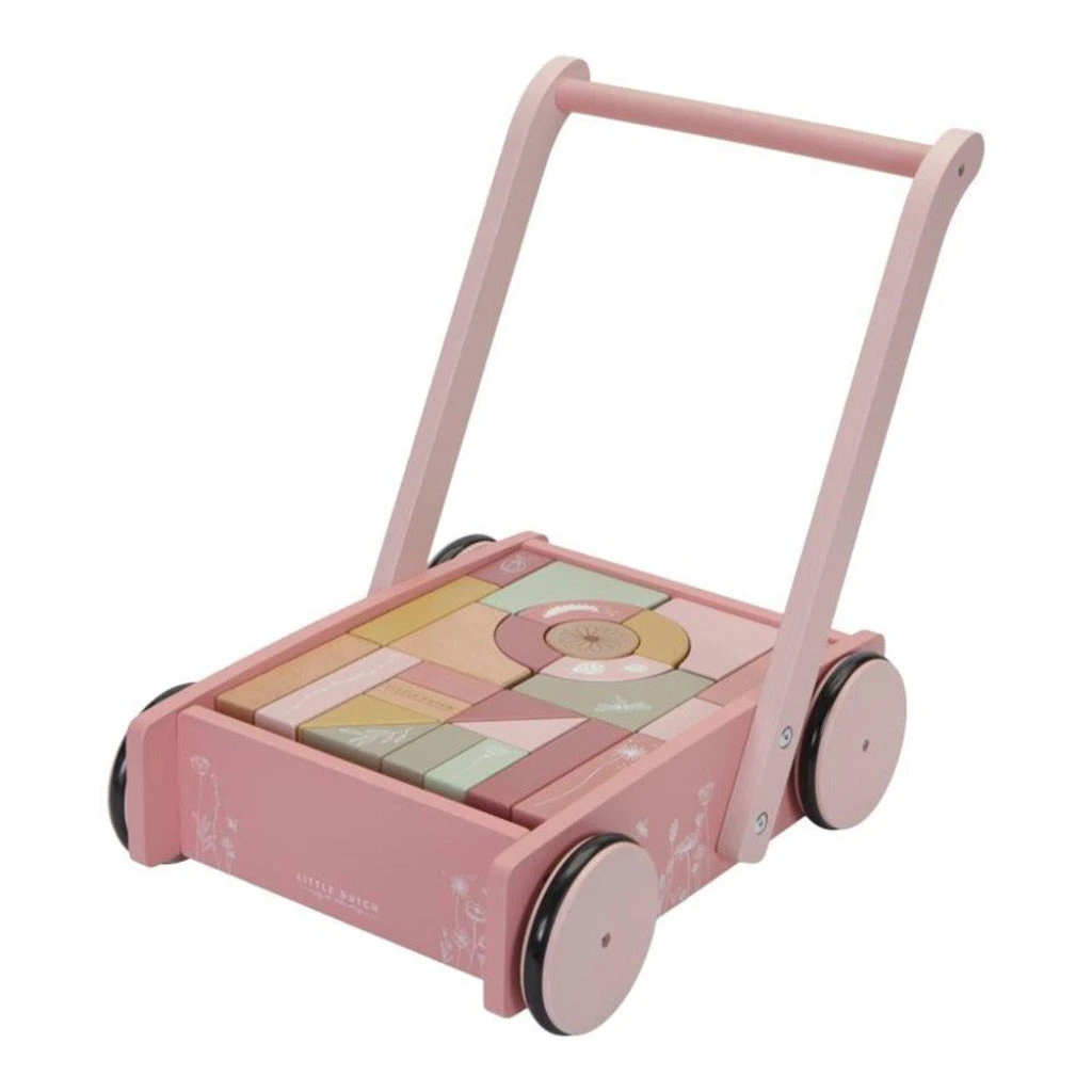 Little Dutch Blocks Trolley (Baby Walker) - Wild Flowers 3 Little Dutch Blocks Trolley (Baby Walker) - Wild Flowers