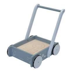Little Dutch Blocks Trolley (Baby Walker) - Ocean -Little Dutch Shop 0012075 blokkenkar ocean 1000