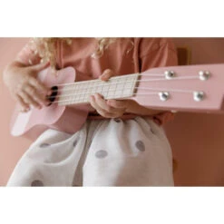 Little Dutch Wooden Guitar - Pink -Little Dutch Shop 0012091 little dutch guitar pink 3 1000 1