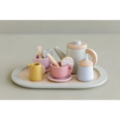 Little Dutch Wooden Tea Set -Little Dutch Shop 0012112 little dutch wooden tea service set spring flowers 3 1000
