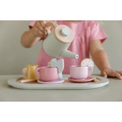 Little Dutch Wooden Tea Set -Little Dutch Shop 0012113 little dutch wooden tea service set spring flowers 2 1000