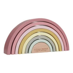 Little Dutch Rainbow Stacker - Rainbow Pink 12 Little Dutch Rainbow Stacker - Rainbow Pink -Little Dutch Shop 0012153 regenboog pink 1000