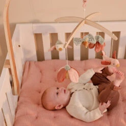 Little Dutch Wooden Music Mobile - Flowers & Butterflies -Little Dutch Shop 0014092 little dutch wooden music mobile flowers butterflies flowers butterflies 1 1000