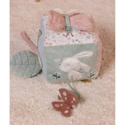 Little Dutch Soft Activity Cube - Butterflies & Flowers -Little Dutch Shop 0016908 little dutch activity cube flowers butterflies flowers butterflies 2 1000