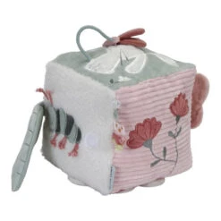Little Dutch Soft Activity Cube - Butterflies & Flowers -Little Dutch Shop 0016913 little dutch activity cube flowers butterflies flowers butterflies 6 1000 1