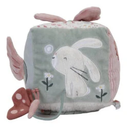 Little Dutch Soft Activity Cube - Butterflies & Flowers -Little Dutch Shop 0016915 little dutch activity cube flowers butterflies flowers butterflies 8 1000