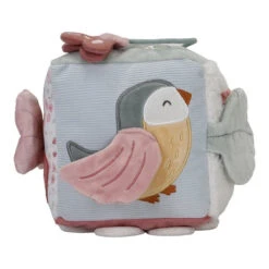 Little Dutch Soft Activity Cube - Butterflies & Flowers -Little Dutch Shop 0016918 little dutch activity cube flowers butterflies flowers butterflies 5 1000