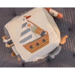 Little Dutch Soft Activity Cube - Sailors Bay -Little Dutch Shop 0016976 little dutch activity cube sailors bay sailors bay 6 1000