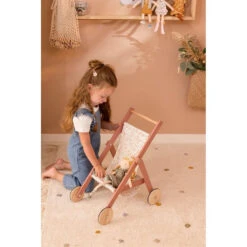 Little Dutch Doll Stroller - Flowers & Butterflies -Little Dutch Shop 0017073 little dutch doll stroller flowers butterflies flowers butterflies 3 1000