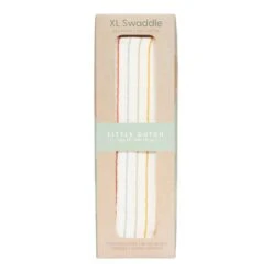 Little Dutch LD Swaddle Cloth 120x120 -Little Dutch Shop 0020497 little dutch swaddle 120 x 120 vintage sunny stripes vintage sunny stripes 1