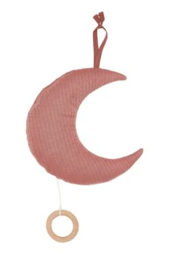 Little Dutch Moon-Shaped Pure Pink Blush Music Box