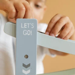 Little Dutch Wooden Car Ramp Rack - Blue -Little Dutch Shop LD7008 RampRacerBlue 6