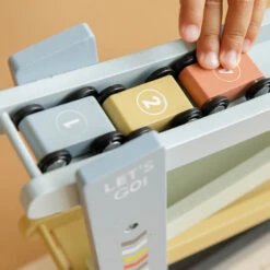 Little Dutch Wooden Car Ramp Rack - Blue -Little Dutch Shop LD7008 RampRacerBlue 8