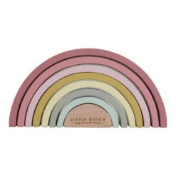 Little Dutch Rainbow Stacker - Rainbow Pink
