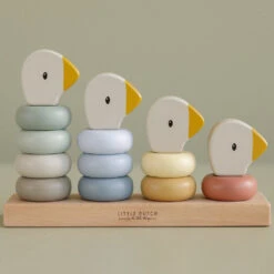 Little Dutch Stacker Little Goose Family -Little Dutch Shop LD7074 StackingRingsGoose 4
