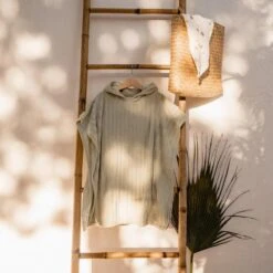 Little Dutch Shop -Little Dutch Shop Little Dutch Beach Poncho Green Towels 2