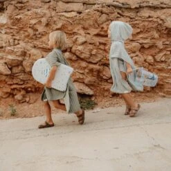 Little Dutch Beach Poncho - Olive -Little Dutch Shop Little Dutch Beach Poncho Olive Towelling Ponchos 5