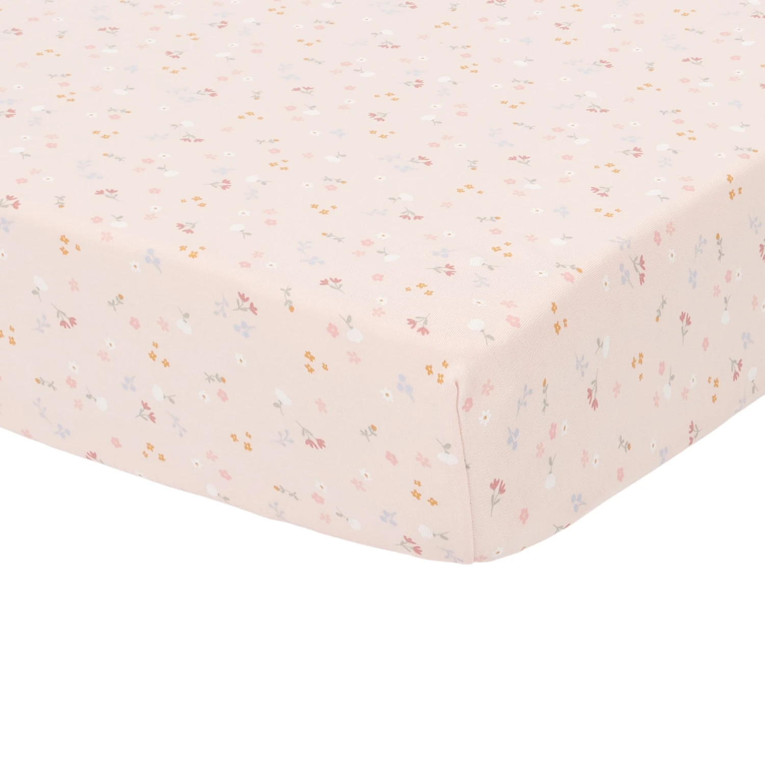 Little Dutch Fitted Bassinet Sheet 40x80cm - Little Pink Flowers 3 Little Dutch Fitted Bassinet Sheet 40x80cm - Little Pink Flowers