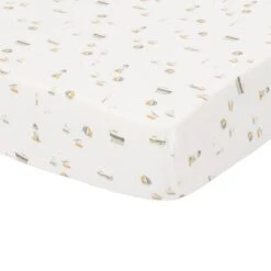 Little Dutch Fitted Sheet For Cotbeds 70 X 140-150cm - Sailors Bay White