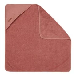 Little Dutch Hooded Towel Pure Pink Blush -Little Dutch Shop Little Dutch Hooded Towel Pure Pink Blush 3