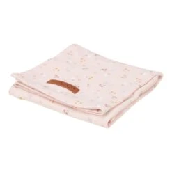 Little Dutch Swaddle Cloth 120 X 120cm Little Pink Flowers
