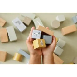 Little Dutch Wooden Building Blocks - Blue Little Goose - Set Of 50 -Little Dutch Shop Little Dutch Wooden Building Blocks Blue Little Goose Set of 50 Sorting Stacking Toys 4