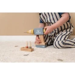 Little Dutch Wooden Drill -Little Dutch Shop Little Dutch Wooden Drill Toy Tools 6
