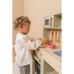 Little Dutch Wooden Play Kitchen - Mint -Little Dutch Shop Little Dutch Wooden Play Kitchen Mint Toy Kitchens 4