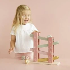 Little Dutch Wooden Ramp Racer Pink Flowers Track 6 Little Dutch Wooden Ramp Racer Pink Flowers Track -Little Dutch Shop Little Dutch Wooden Ramp Racer Pink Flowers Track 2