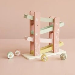 Little Dutch Wooden Ramp Racer Pink Flowers Track 7 Little Dutch Wooden Ramp Racer Pink Flowers Track -Little Dutch Shop Little Dutch Wooden Ramp Racer Pink Flowers Track 3