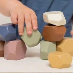 Little Dutch Wooden Stacking Stones - Vintage -Little Dutch Shop LittleDutchWoodenRockingStones1 3