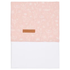 Little Dutch LD Flat Sheet 110x140 Cm -Little Dutch Shop TE10221050 WildFlowers Pink