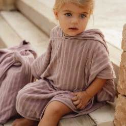 Little Dutch Beach Poncho - Mauve -Little Dutch Shop TE50873020 BeachPoncho Mauve 12