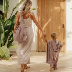 Little Dutch Beach Poncho - Mauve -Little Dutch Shop TE50873020 BeachPoncho Mauve 9