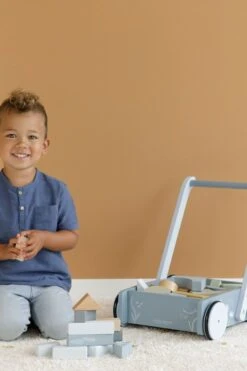 Little Dutch Block Trolley Toy