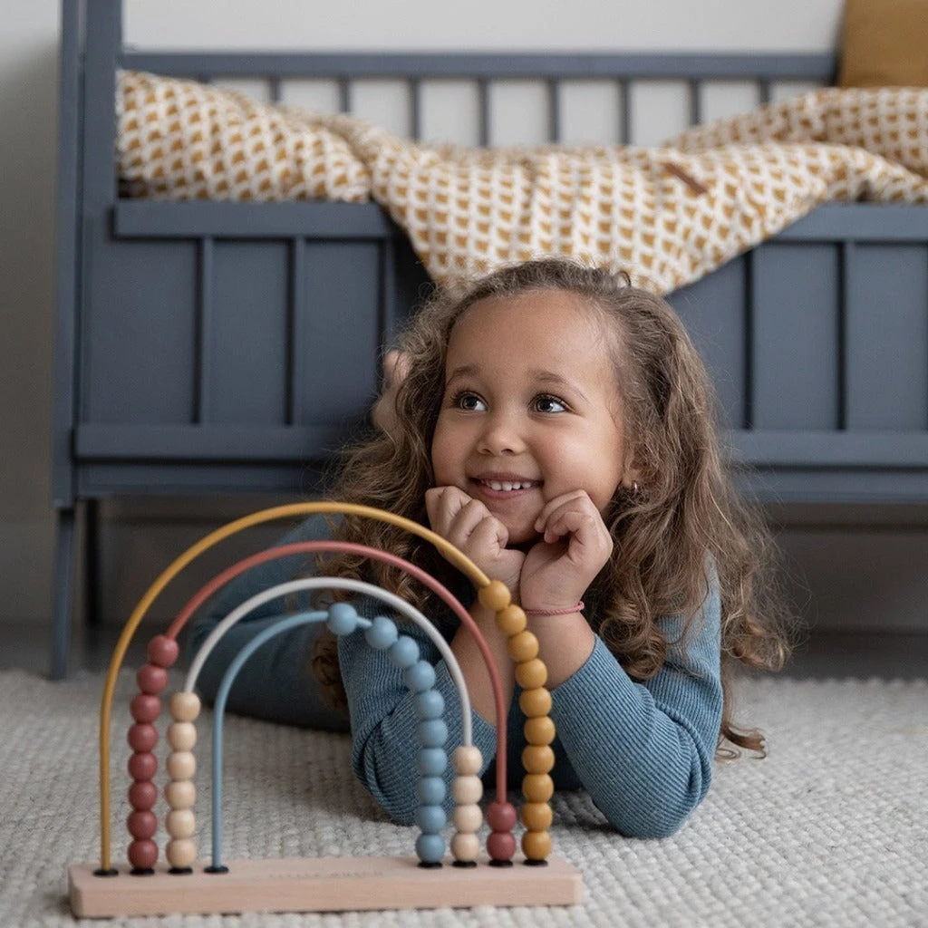 Little Dutch Rainbow Abacus - Pure & Nature 7 Little Dutch Rainbow Abacus - Pure & Nature - Image 5