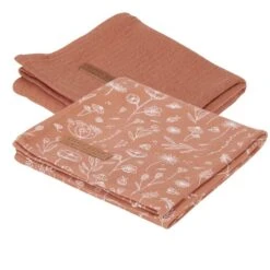 Little Dutch LD Swaddle 70x70cm 35 Little Dutch LD Swaddle 70x70cm -Little Dutch Shop wild flowers rust pure rust